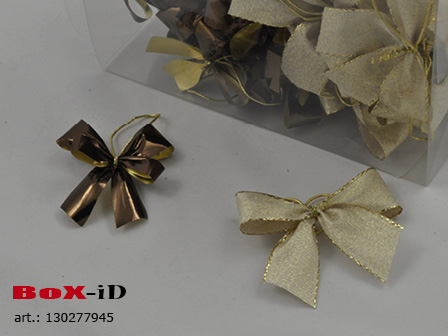 ornamental Bow gold/brown (box 80pcs)
