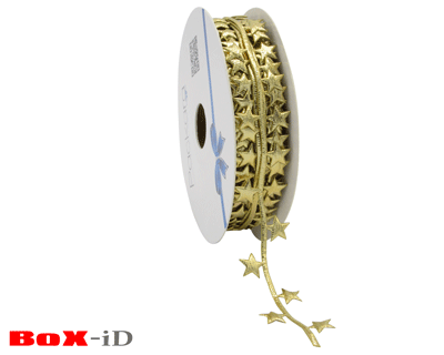 Ultrasonic Stars  gold 25mm x 15m
