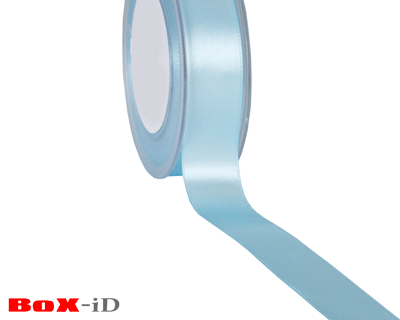 Double face satin 71 baby bleu   25mm x 25m