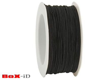 Fancy cording : noir 1 mm x 100 m