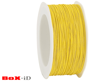 Fancy cording : geel  1 mm x 100 m
