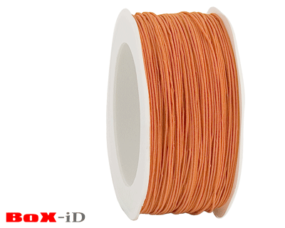 Fancy cording : oranje        1 mm x 100 m