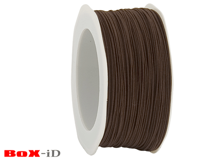Fancy cording : brun  1 mm x 100 m