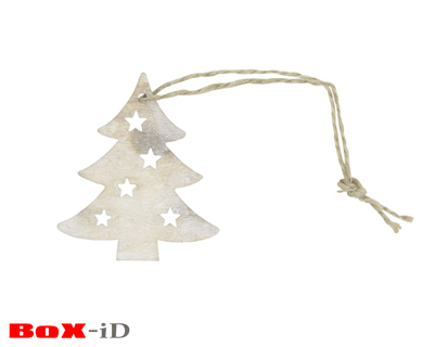 Wooden hangers with rope :  Christmas Tree2  (24ex)