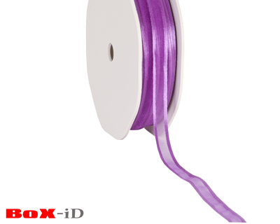 Organza satin edge 84 violet 10 mm x 50 m