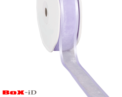 Organza satin edge 82 lavendel  25 mm x 25 m