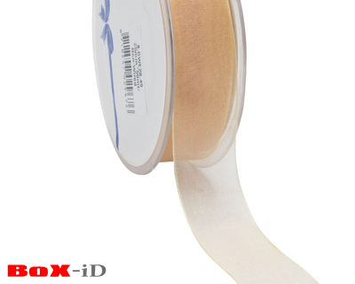 Organza woven edge  49 traut     25mm x 50m