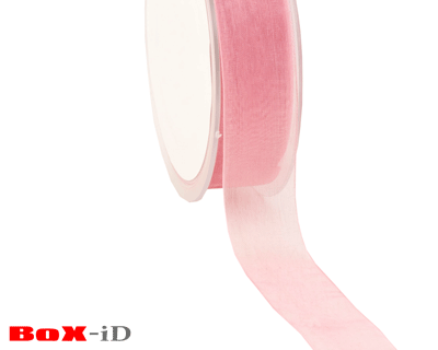 Organza woven edge    53 old rose      25mm x 50m