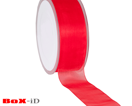 Organza woven edge 65/306 rot 38mm x 25m