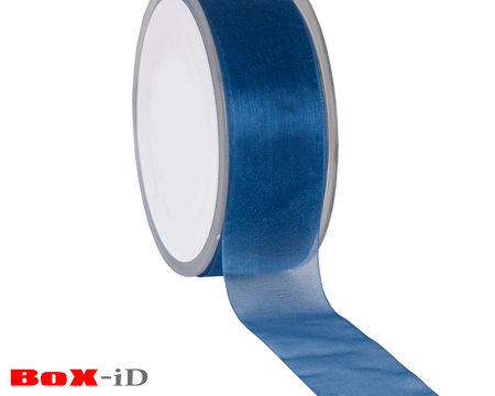 Organza woven edge 79/510 dark blue 38mm x 25m