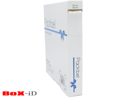 Packbel satin 01 blanc 25mm x 100m