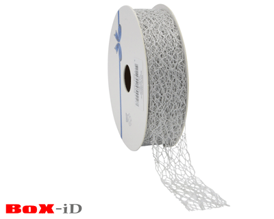 Shiny Honeycomb2  zilver 25mm x 10m