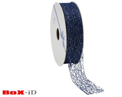 Shiny Honeycomb2  blauw 25mm x 10m