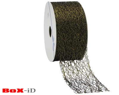Shiny Honeycomb2  black 50mm x 10m