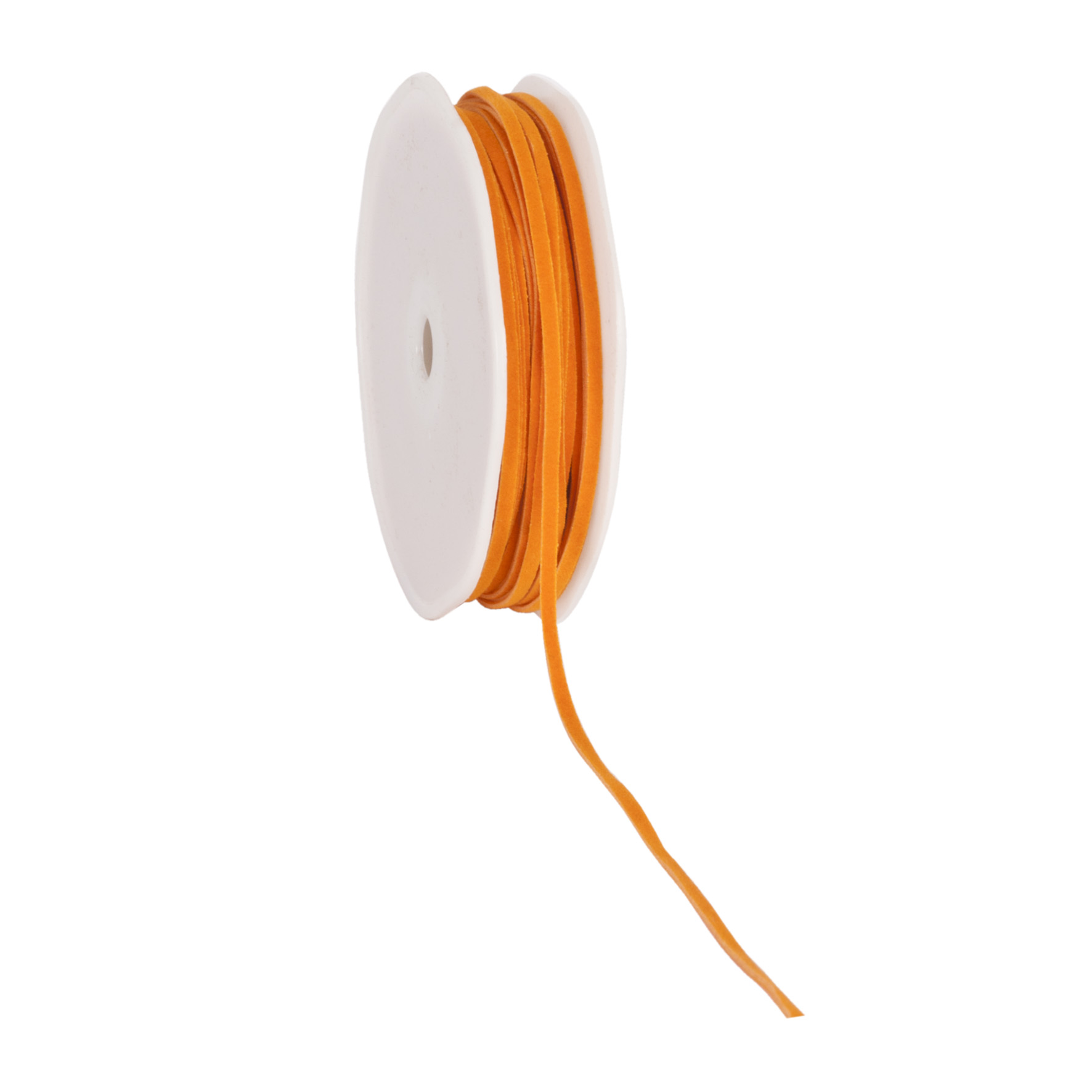 Suede Cord  : Orange 108/34    3mm x 25m