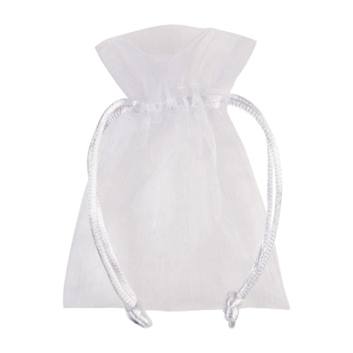 Voile flatbag 10x7cm  weiss