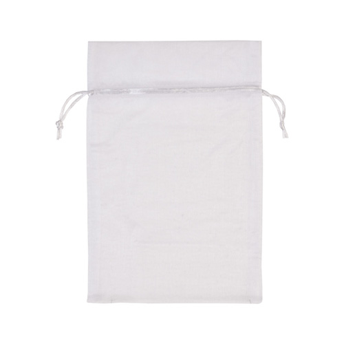 Voile flatbag 24x15cm   white
