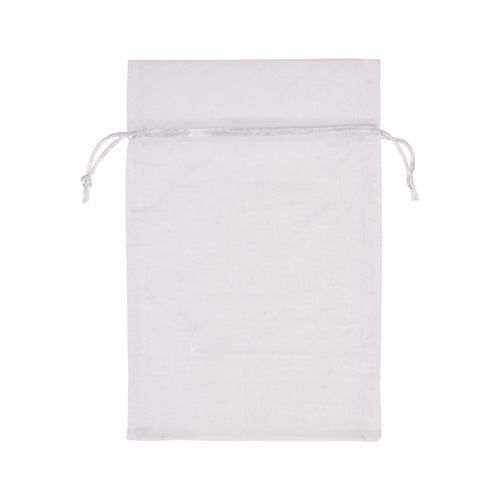 Voile flatbag 24x15cm   white