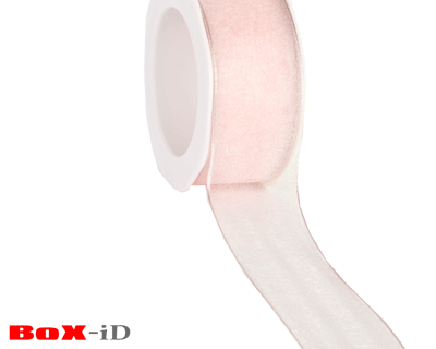 Org. woven edge wired 53 oud rose 38mm x 20 m