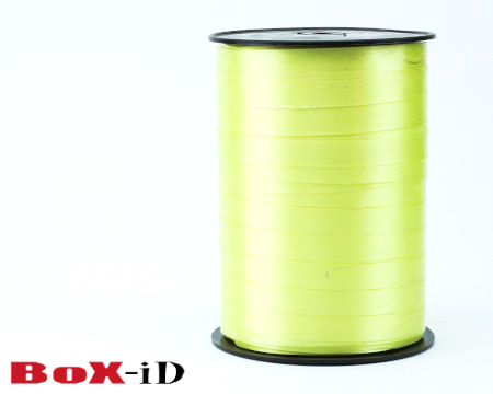 Effen lint geel canary   10mm x 250m