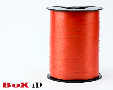 Effen lint  oranje  10mm x 250m