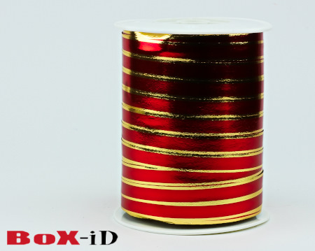 Print metal : red/gold  10mm x 250m