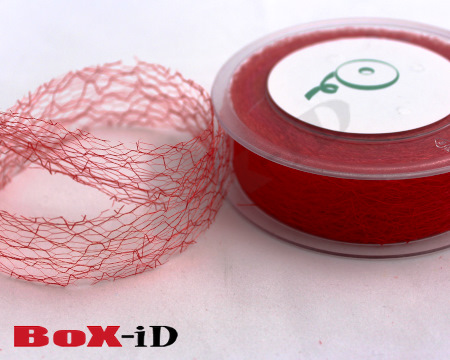 Web   rood    25mm x 25m