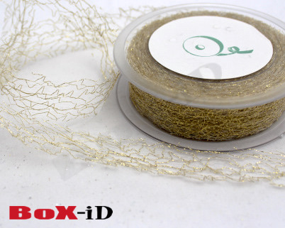 Shiny Web   gold    25mm x 25m