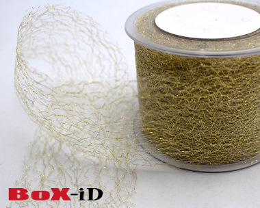 Shiny Web   gold    70mm x 25m