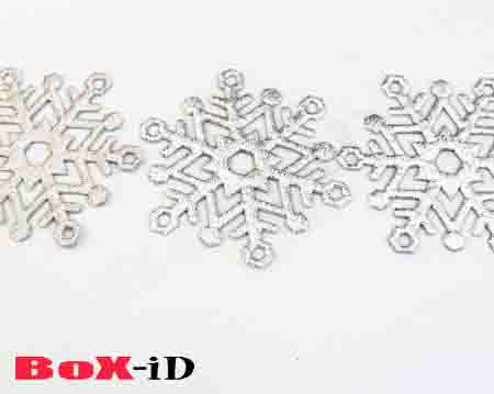 Schneekugel argent 80mm (20pcs)