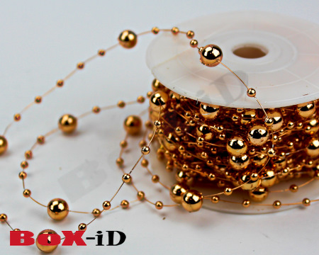 Round beads metal  koper   8mm X 10m