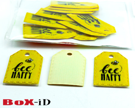 Bee Happy   yellow 70mm (16pcs)