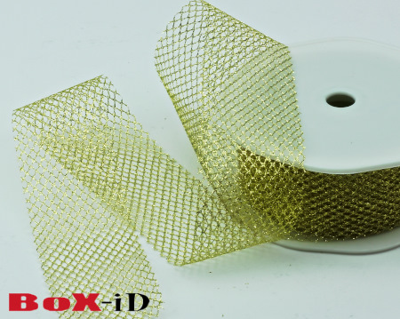 Shiny Mesh   gold    38mm x 20m