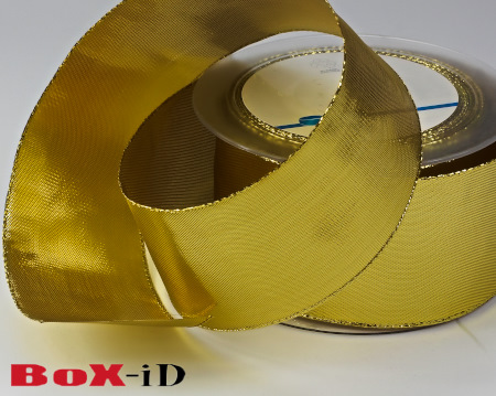 Sheen wired goud 60mm x 25m