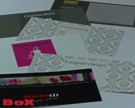 Gift Voucher personalised 10x21cm postcard  (250pcs)