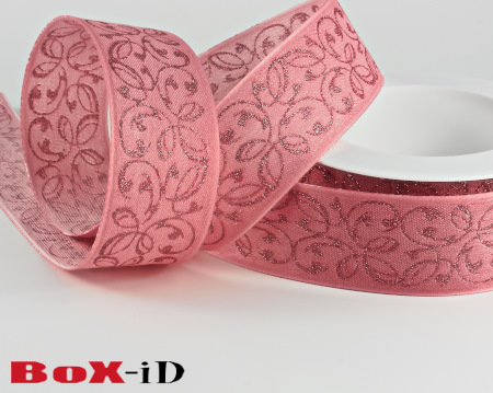 Winter Pattern  rose/rose  40mm x 15m