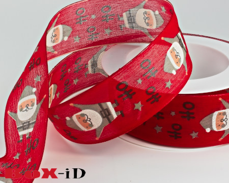 Ho Ho Santa wired rot  40mm x 15m