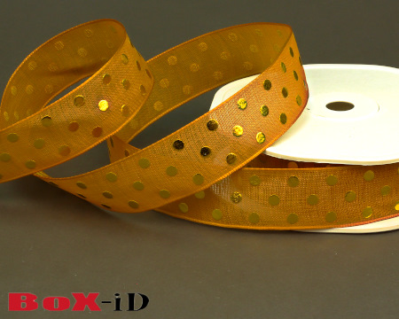 Shiny Dots  cupper/Gold   22mm x 15m