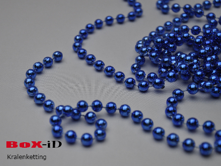 Kralenketting : blau  2.5 m